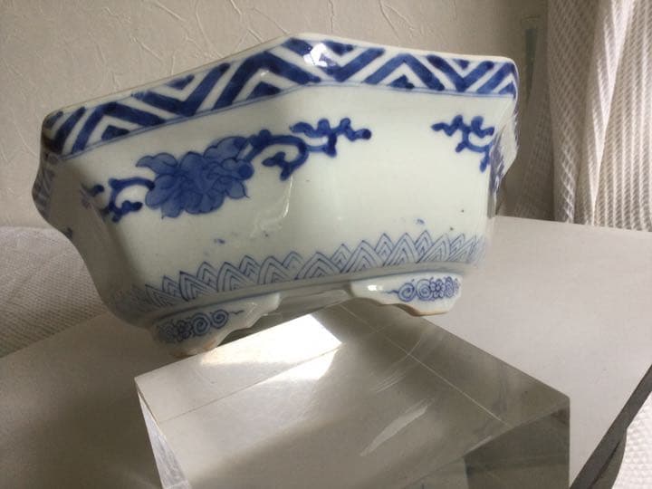 美品！！ 古伊万里「色絵金蘭手・八角深鉢 」龍図見込/縁起物 - メルカリ