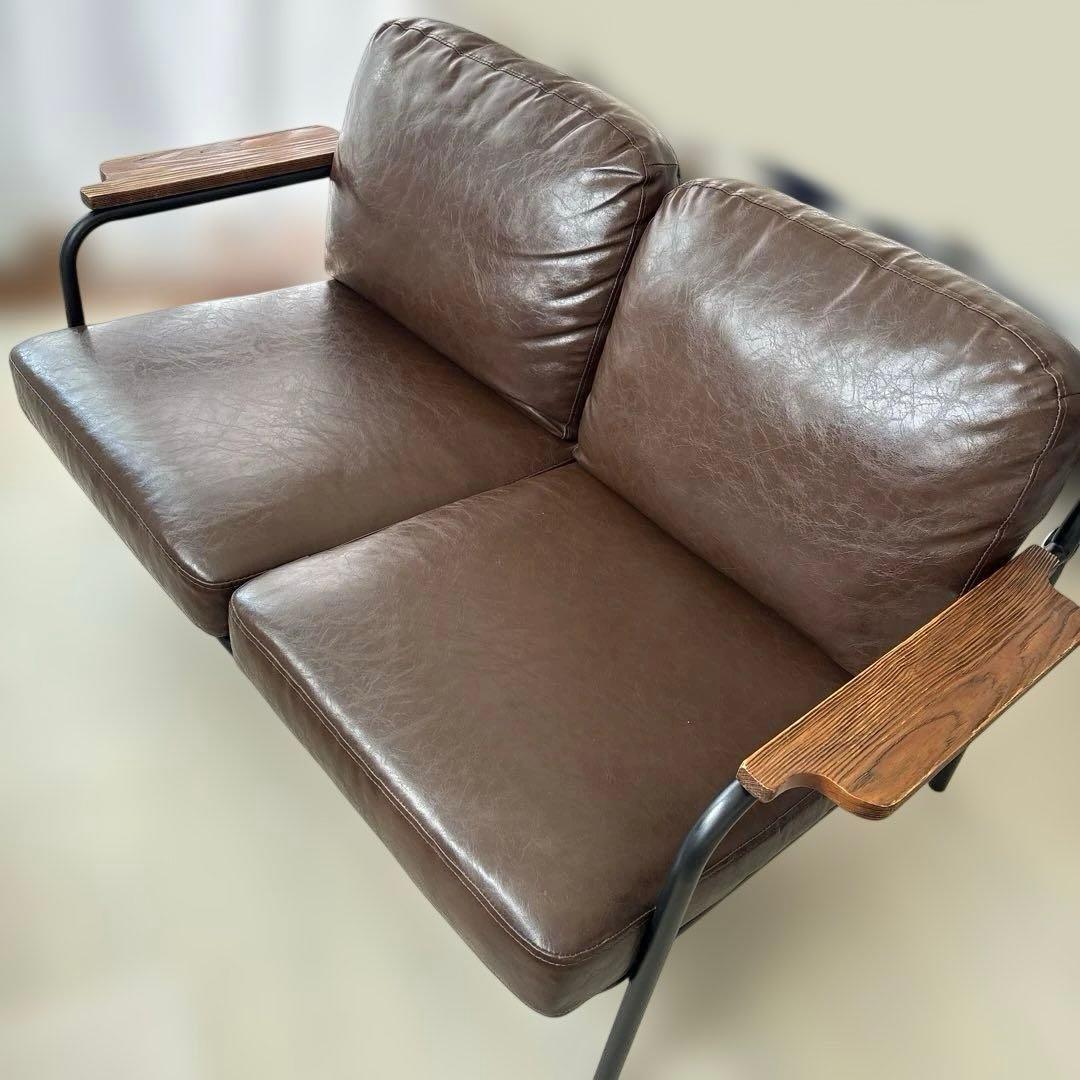 最終価格※ソファー2人掛け ヴィンテージ インダストリアル ブルックリン 北欧