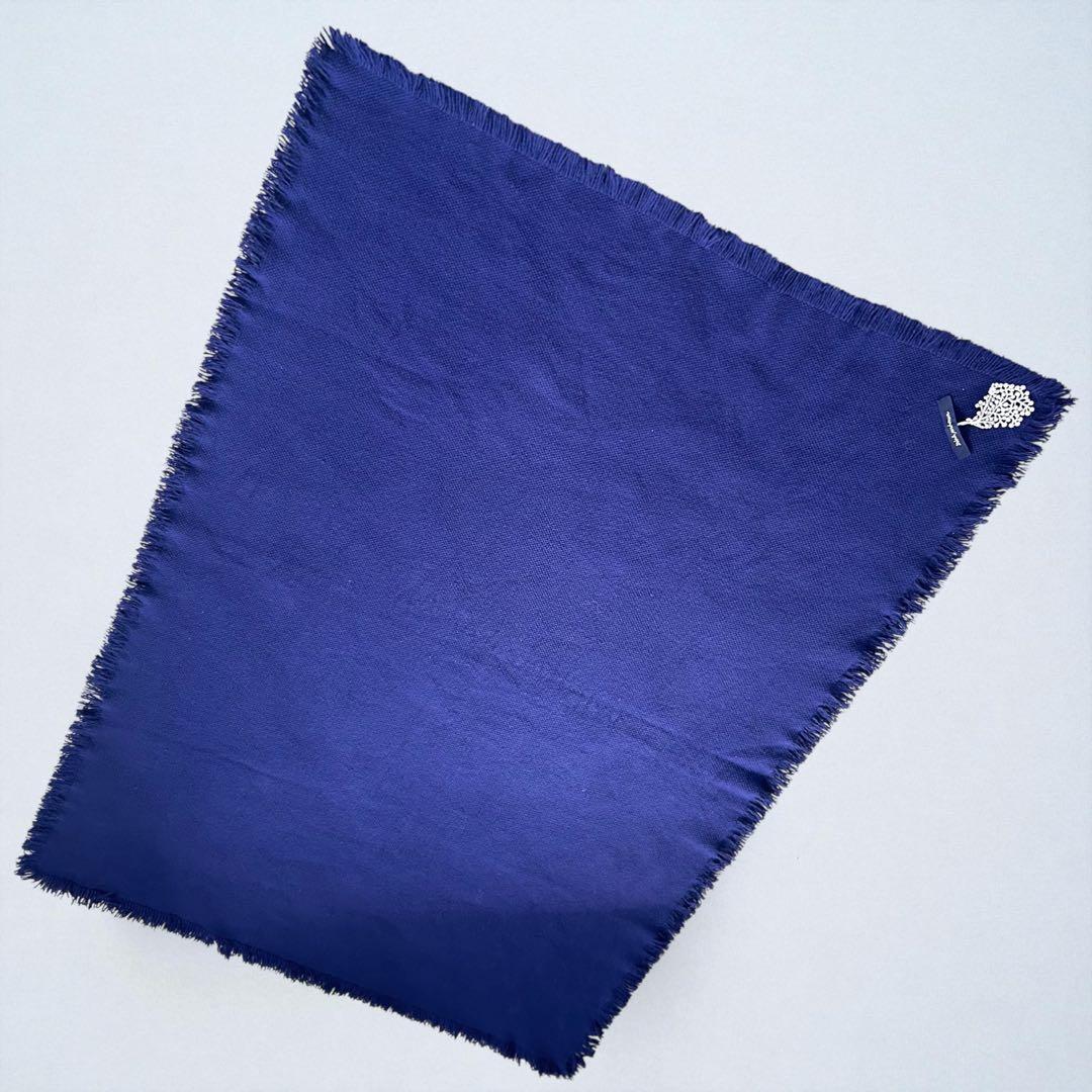 レア❤️ミナペルホネン❤️ブランケット　毛布　ストール　ネイビー　マフラー