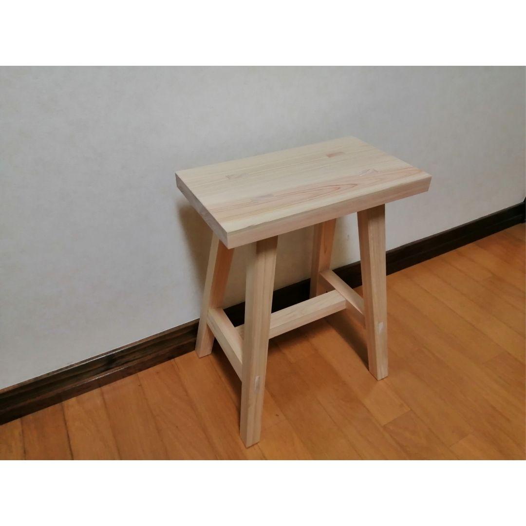 木製フラワースタンド 花台 幅35cm×高さ45cm スツール ベンチ 水槽台