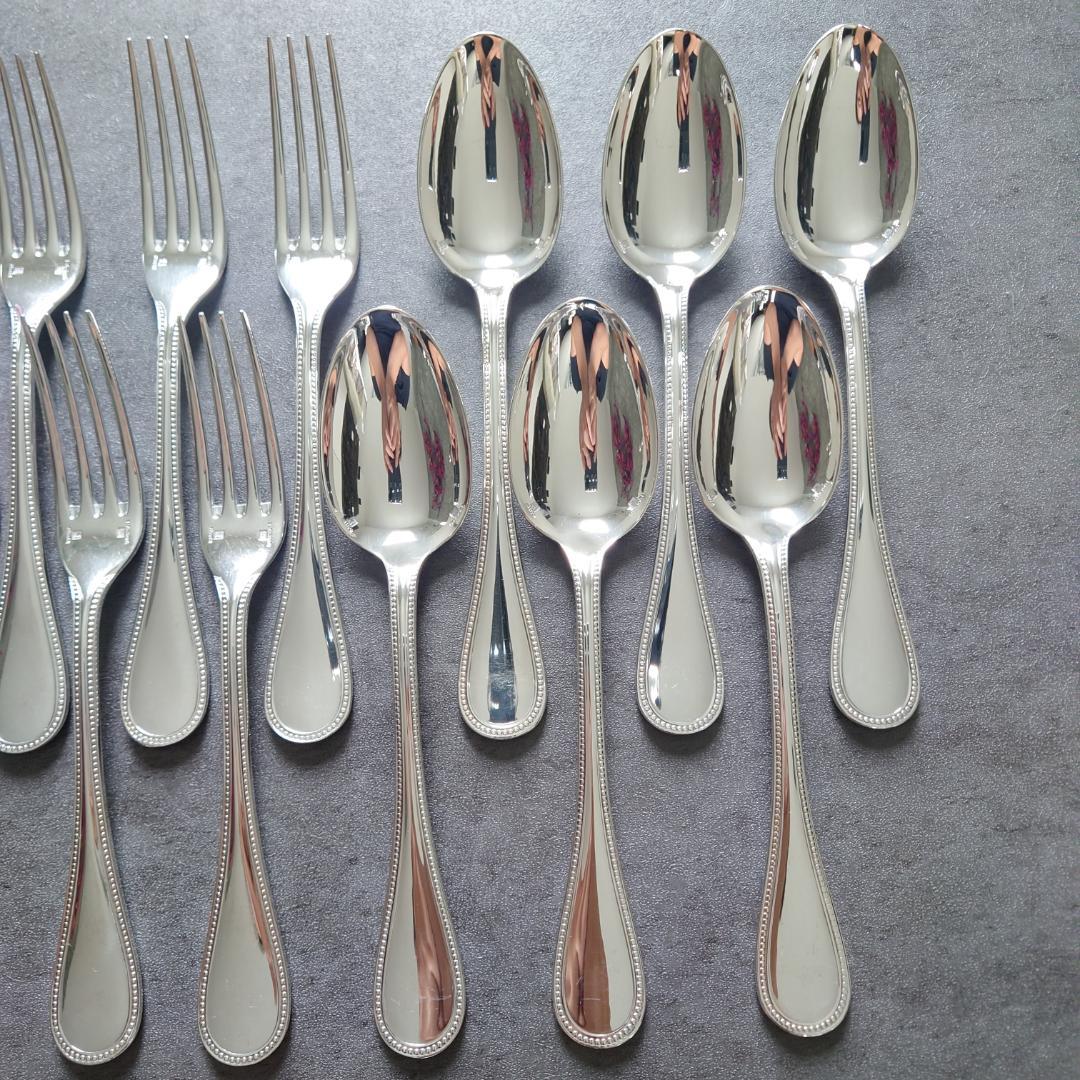 美品 クリストフル パール デザートサイズ 18点