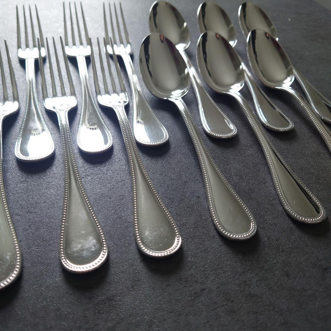 美品 クリストフル パール デザートサイズ 18点