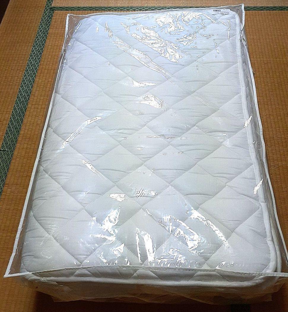 マチ付きプロファイルウレタン4層敷き布団　新品未使用　シングル　羊毛使用