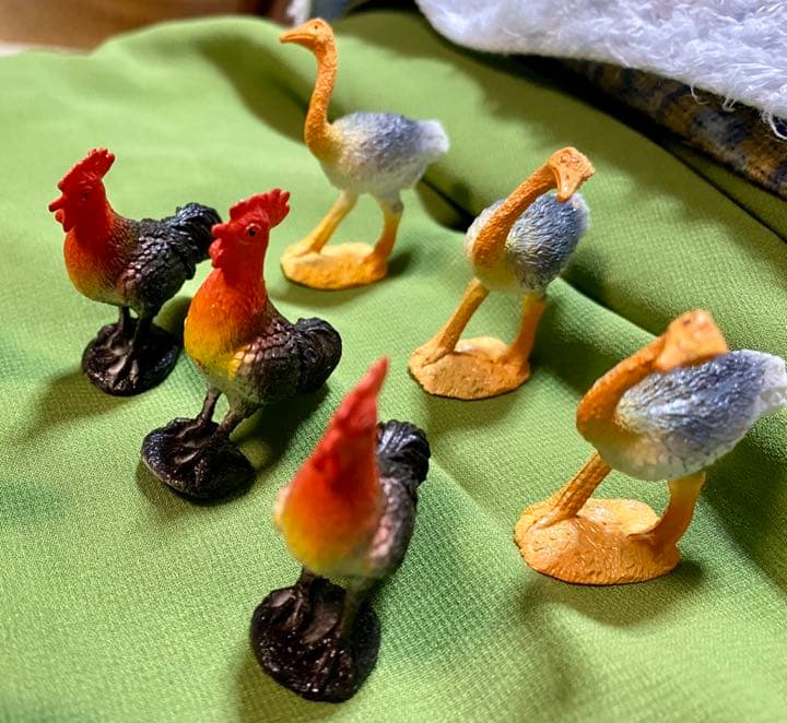 牧場の動物  の サイズ見本です《見本》