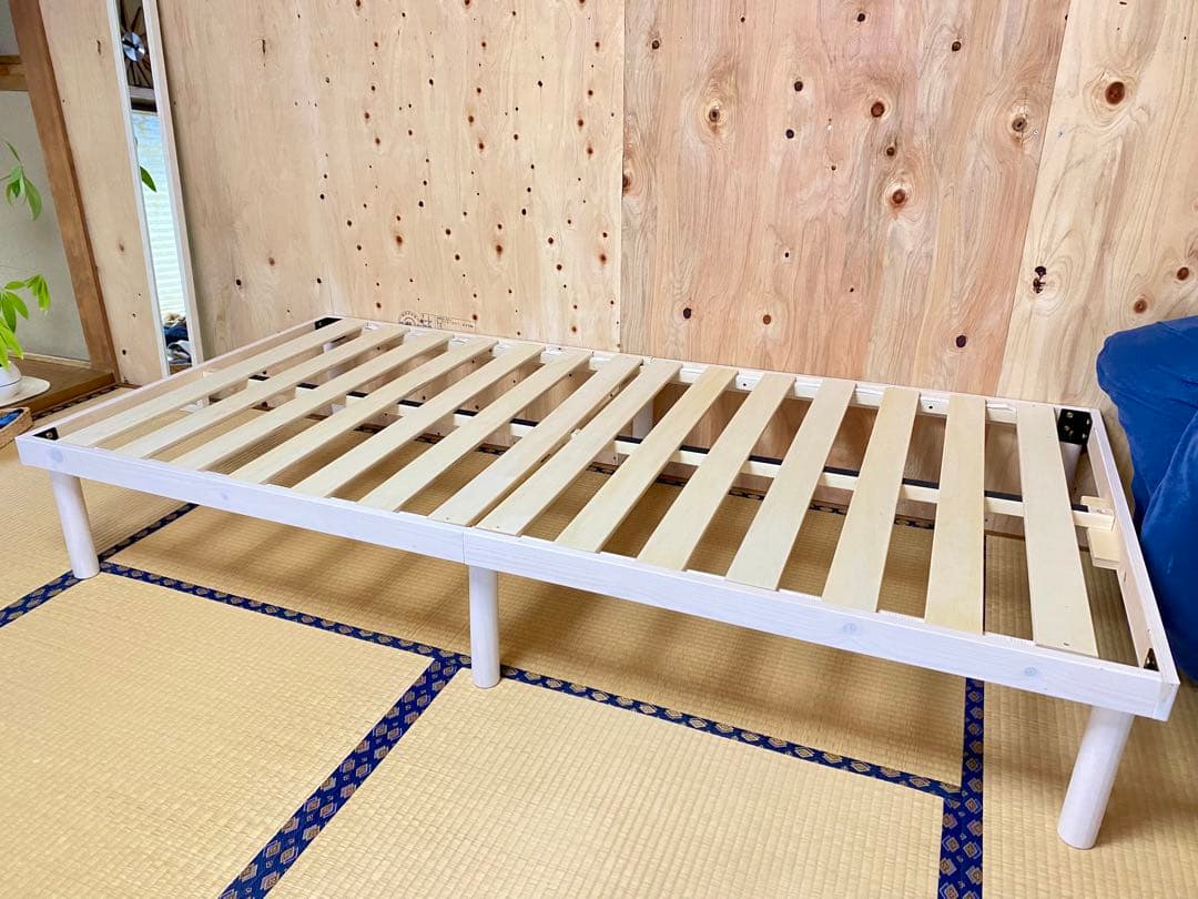 【送料無料】Twily すのこベッド シングル W98xD200xH33cm