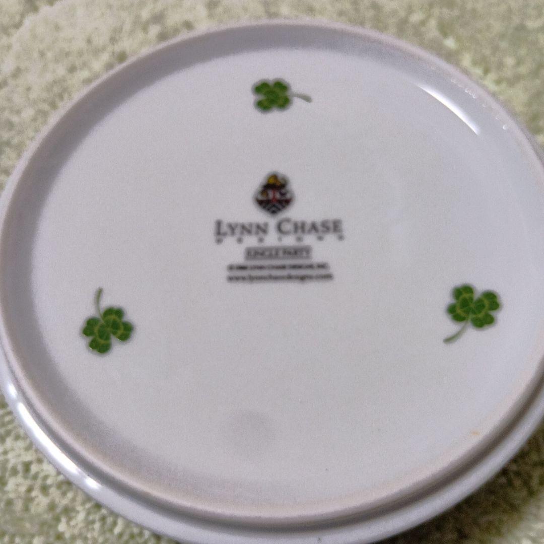 動物イラストの陶器皿　リンチェイス