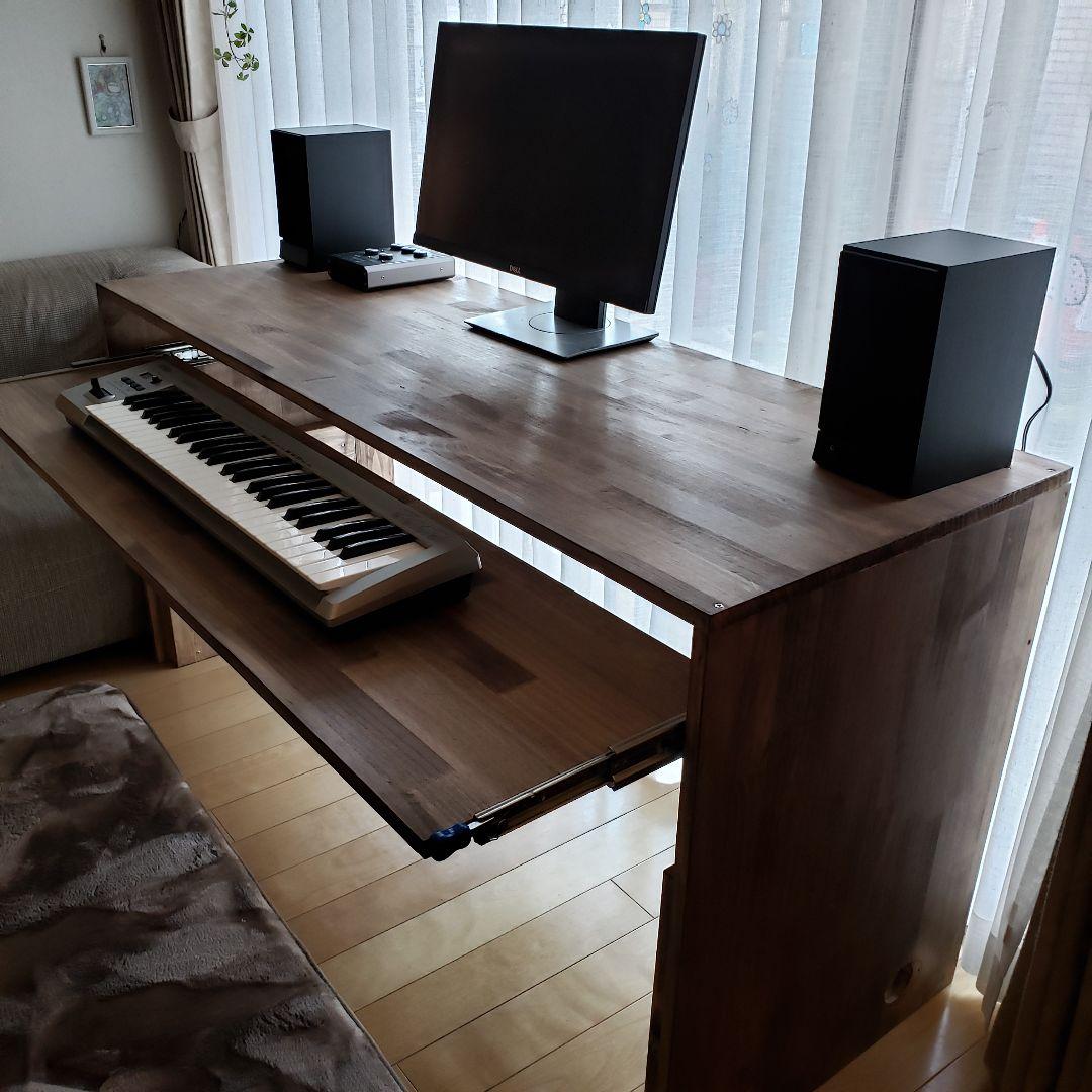 145✕55 DTMデスク　ウォールナット　送料込み