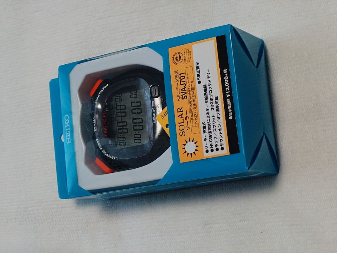 【未使用品】SEIKO ソーラー ストップウォッチ SVAJ701