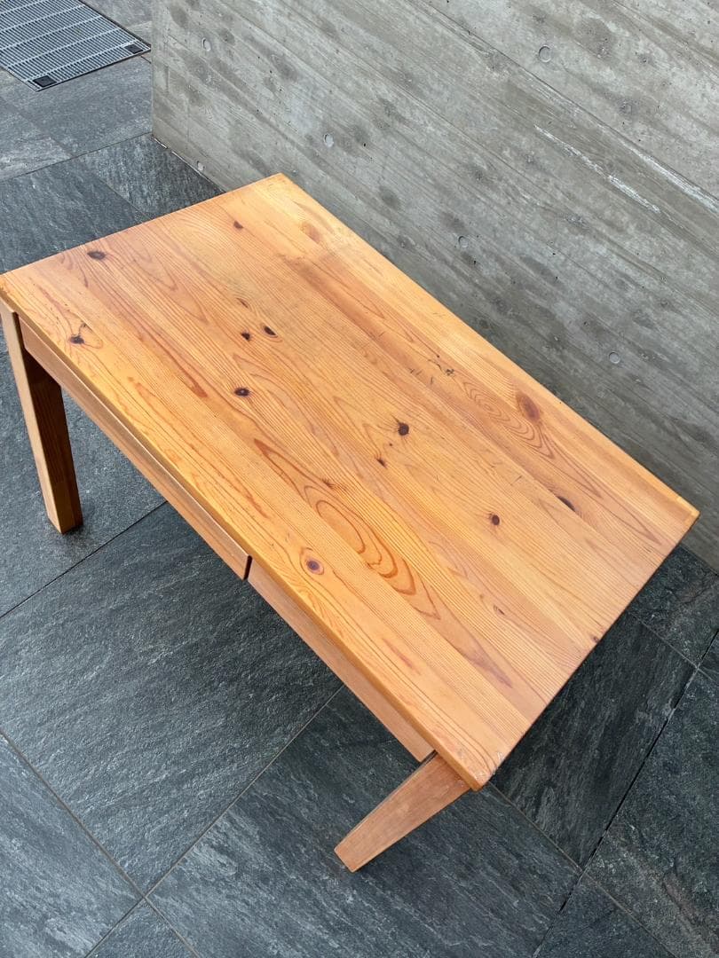 無印良品 学習机 木製デスク 引出し付き　廃盤品