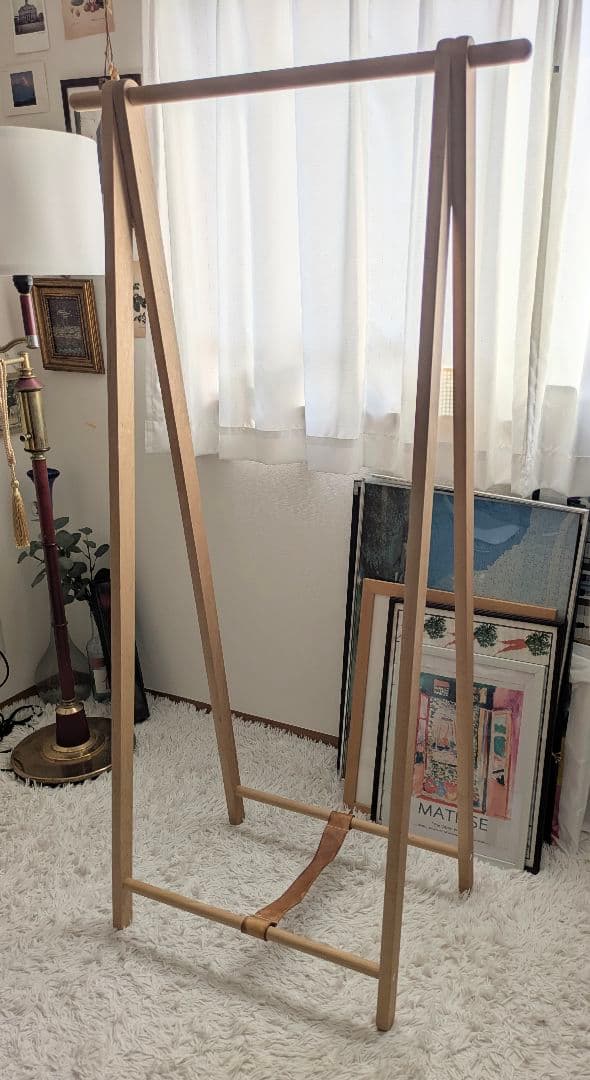 【まーる】cosine コサイン 旭川家具 折り畳み ドレスラック