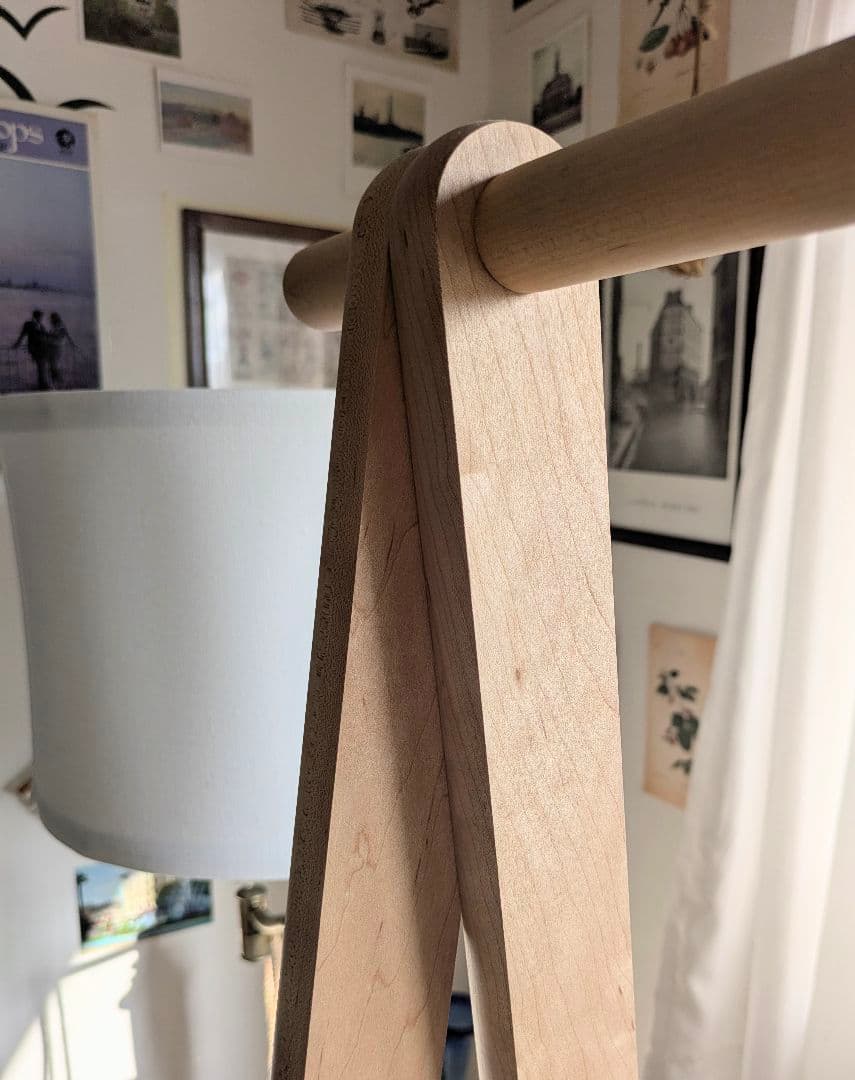 【まーる】cosine コサイン 旭川家具 折り畳み ドレスラック