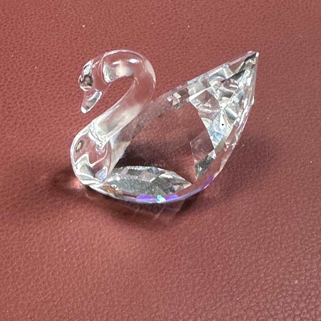 SWAROVSKI スワロフスキー クリスタル 置物 白鳥 スワン 置物 - メルカリ