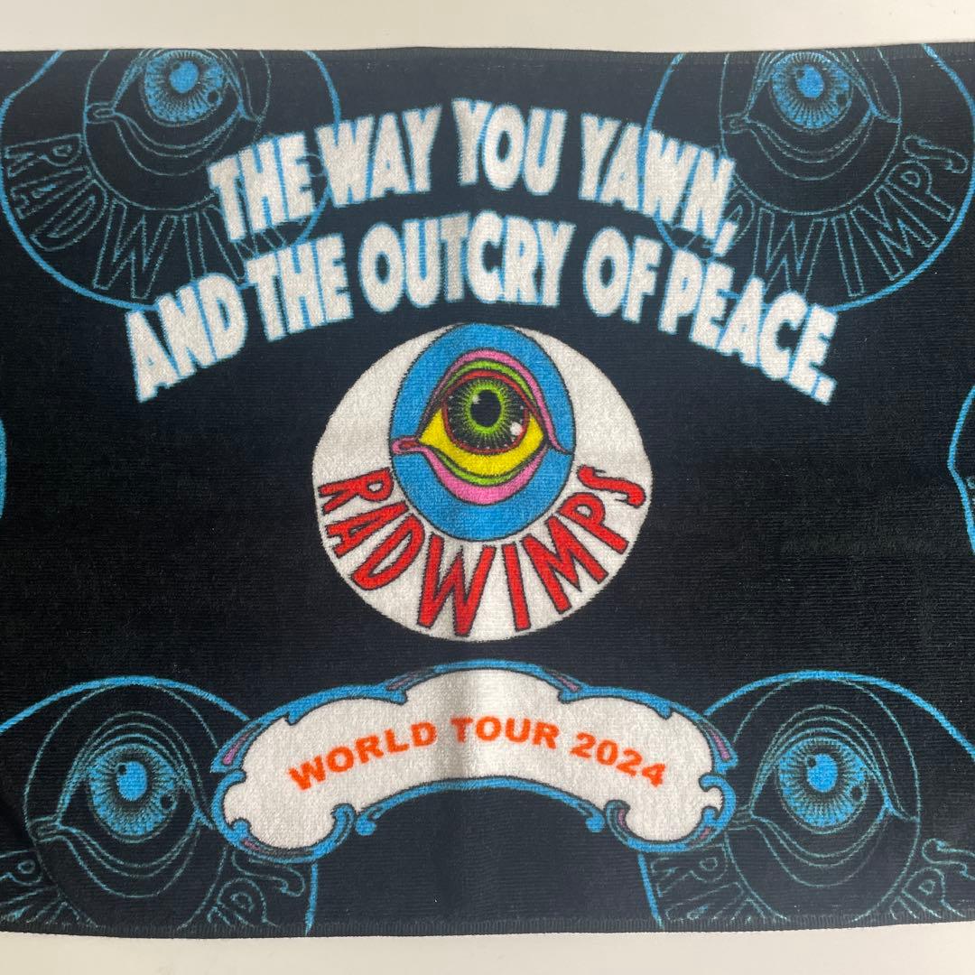 RADWIMPS 2024年 ワールドツアー グッズ あくびツアー タオル - メルカリ
