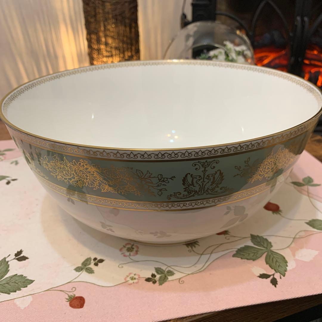 ウェッジウッド コロンビア　セージグリーン 25cm サラダボウルL