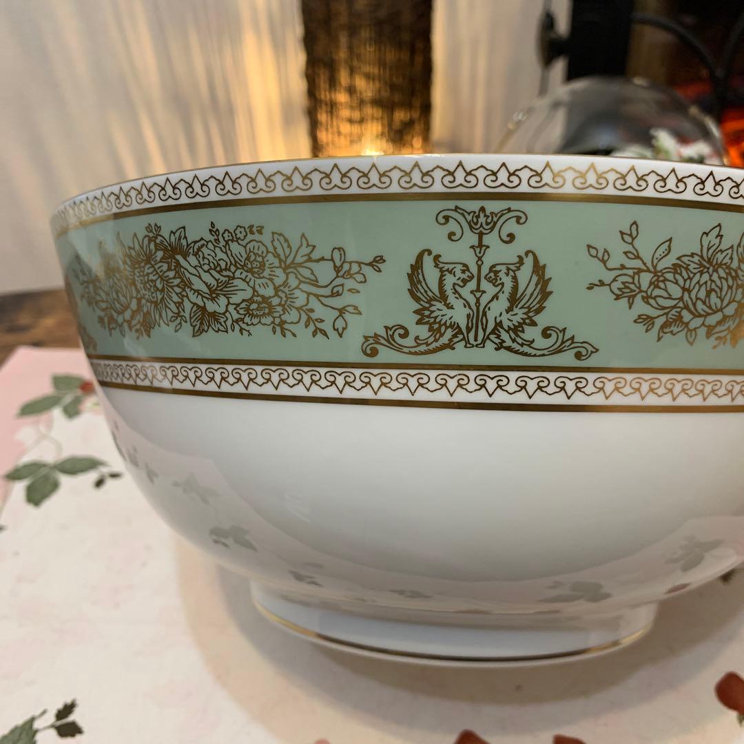 ウェッジウッド コロンビア　セージグリーン 25cm サラダボウルL