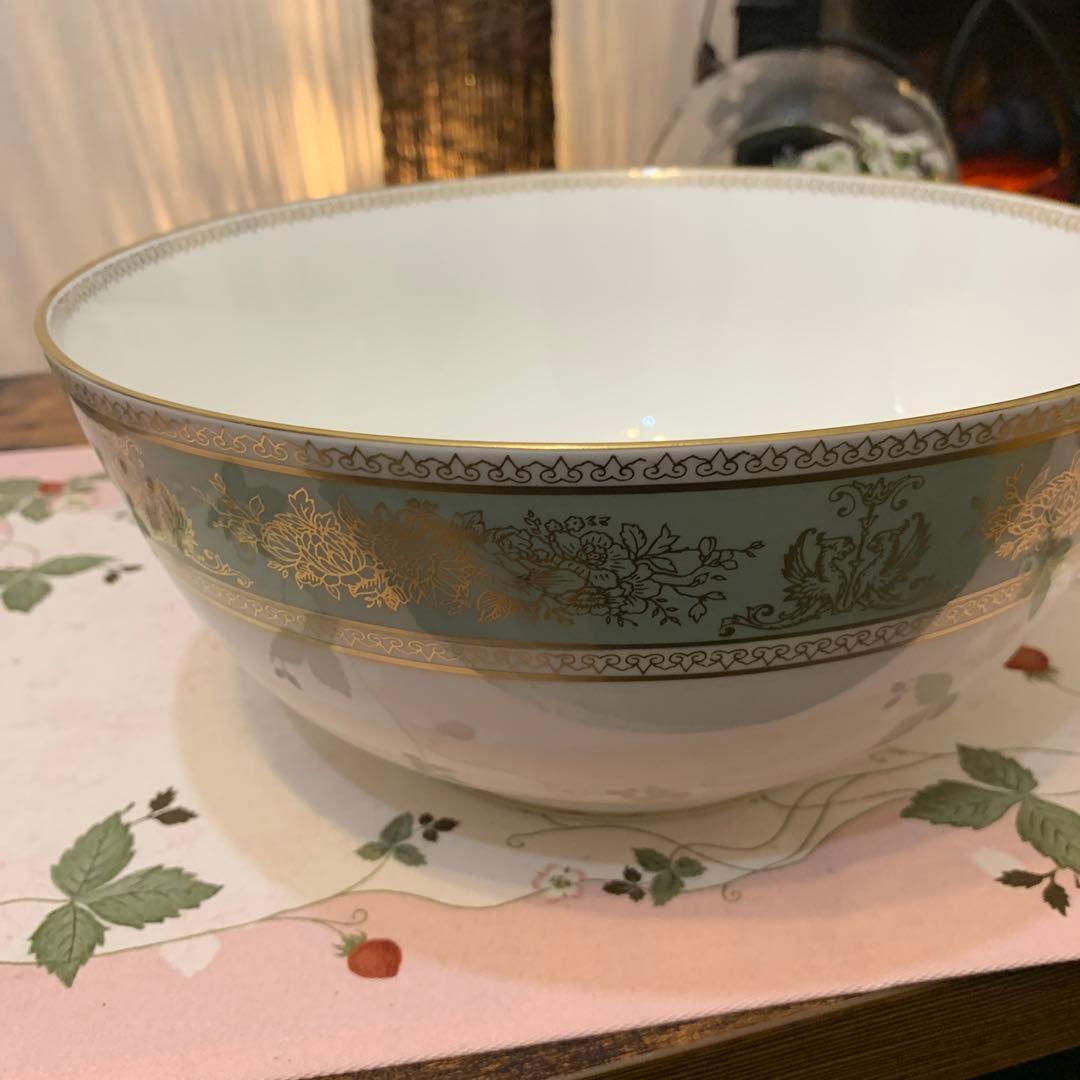 ウェッジウッド コロンビア　セージグリーン 25cm サラダボウルL