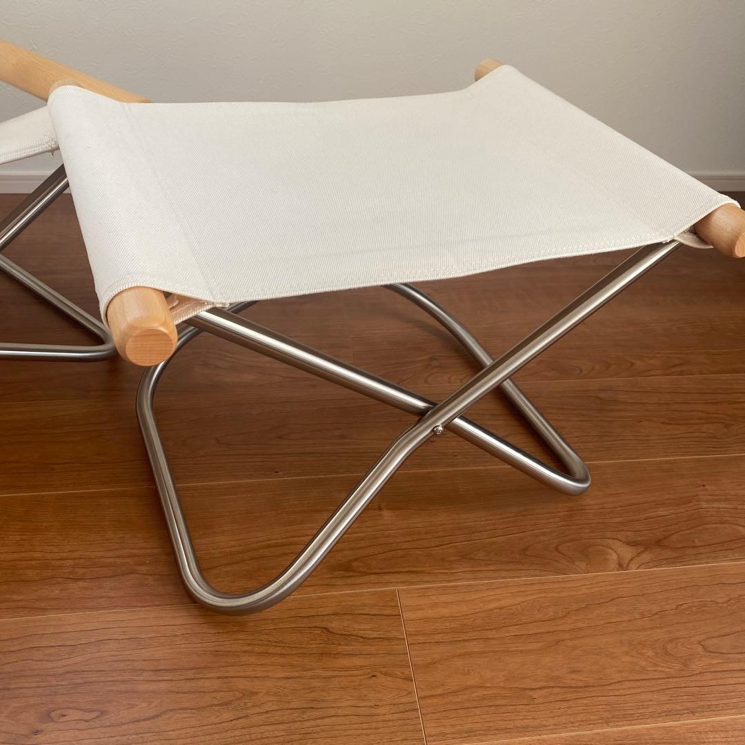 ⭐︎専用⭐︎ニーチェアエックス オットマン セット [ホワイト ナチュラル]