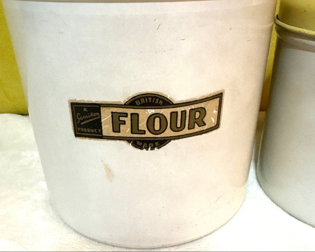 イギリス　アンティークキャニスター　2個セット