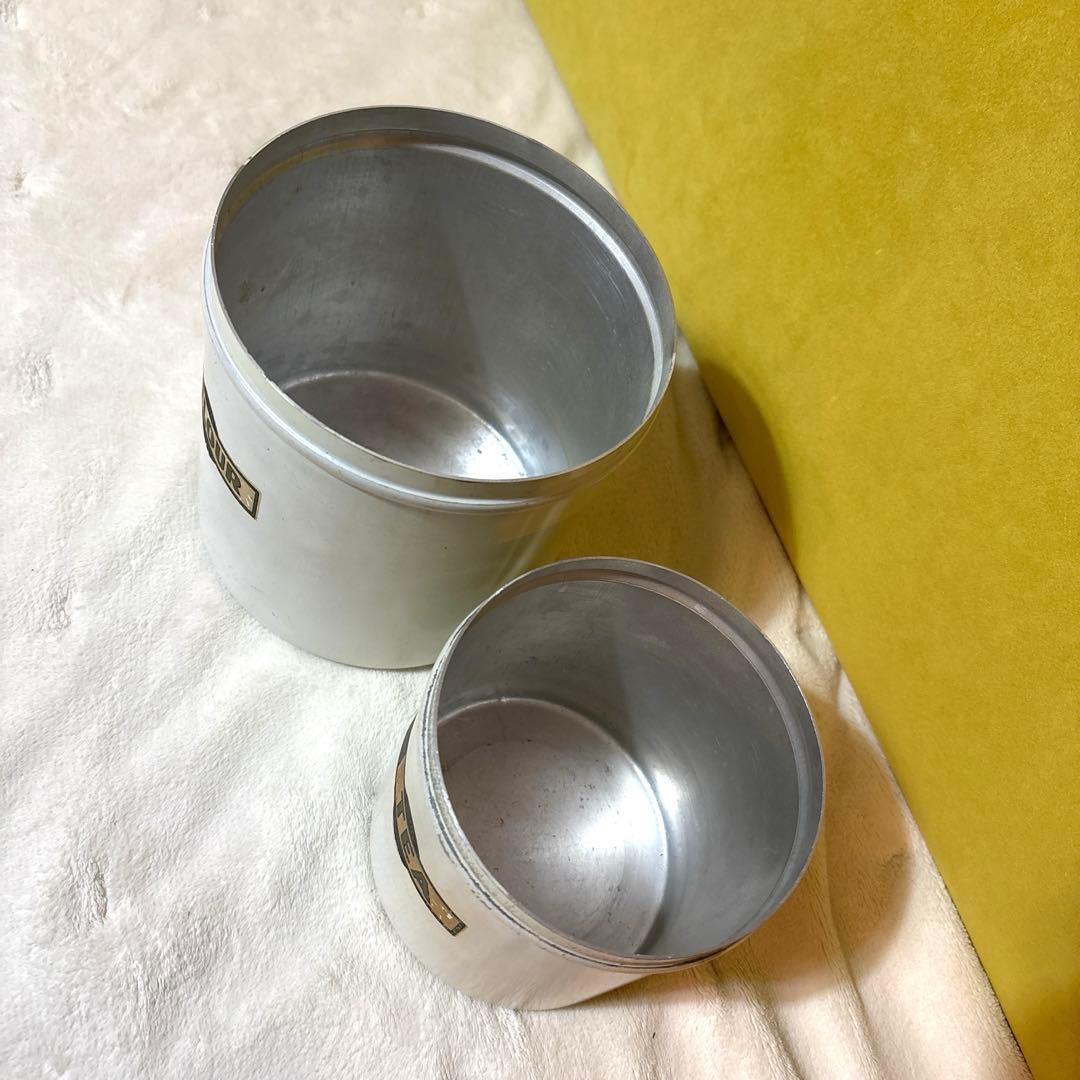 イギリス　アンティークキャニスター　2個セット