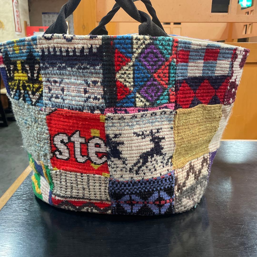 デザーティックパッチワークトートバッグ