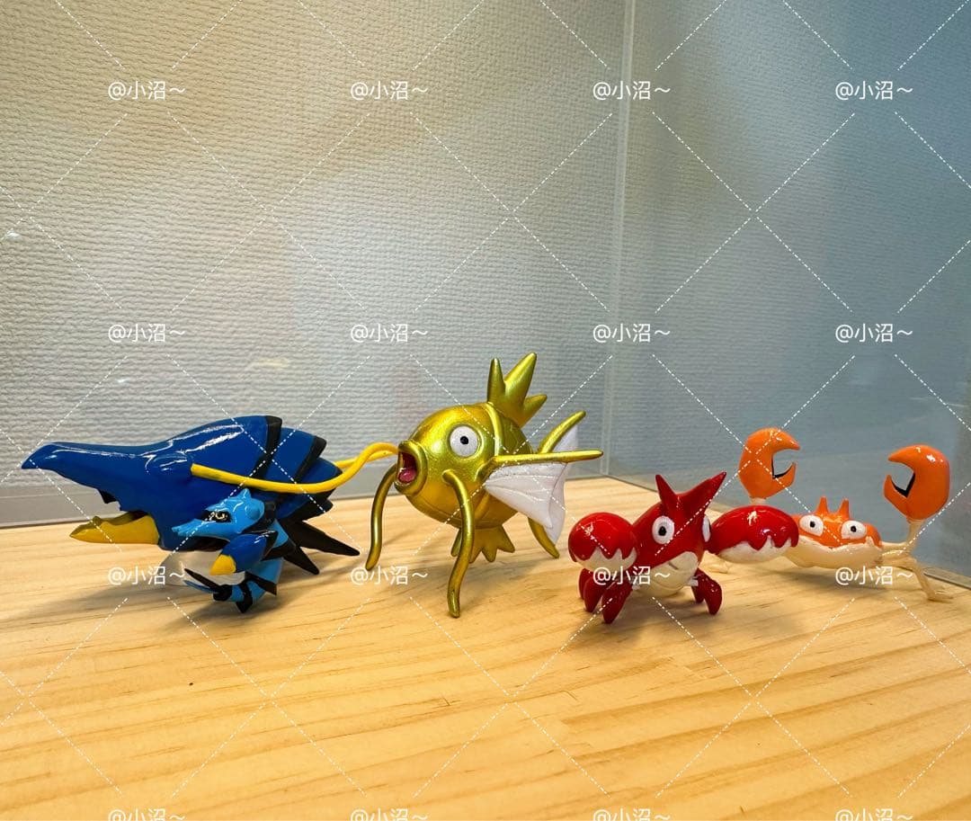 ポケモンスケールワールド　水タイプ4匹 1/20サイズ