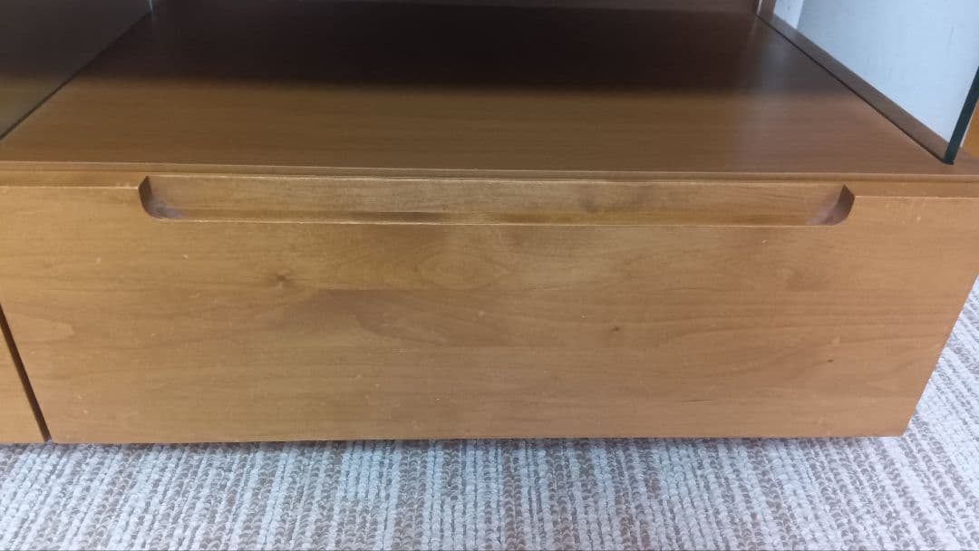 ウニコ ナチュラルウッド テレビ台 引き出し収納付き