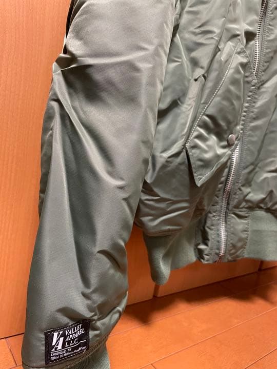 中田商店VALLEYAPPARELバレイアパレルフライトジャケット カーキ