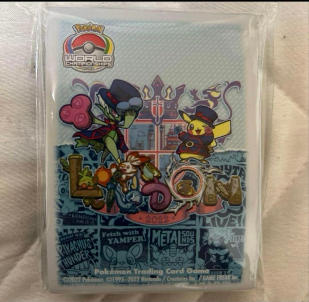 ポケカ 2022WCS ロンドン記念スリーブ デッキシールド 65枚入り - メルカリ