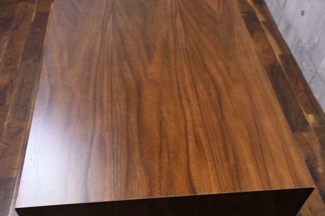 EFK81 IDC大塚家具 ウォールナット コンソールデスク ネストテーブル