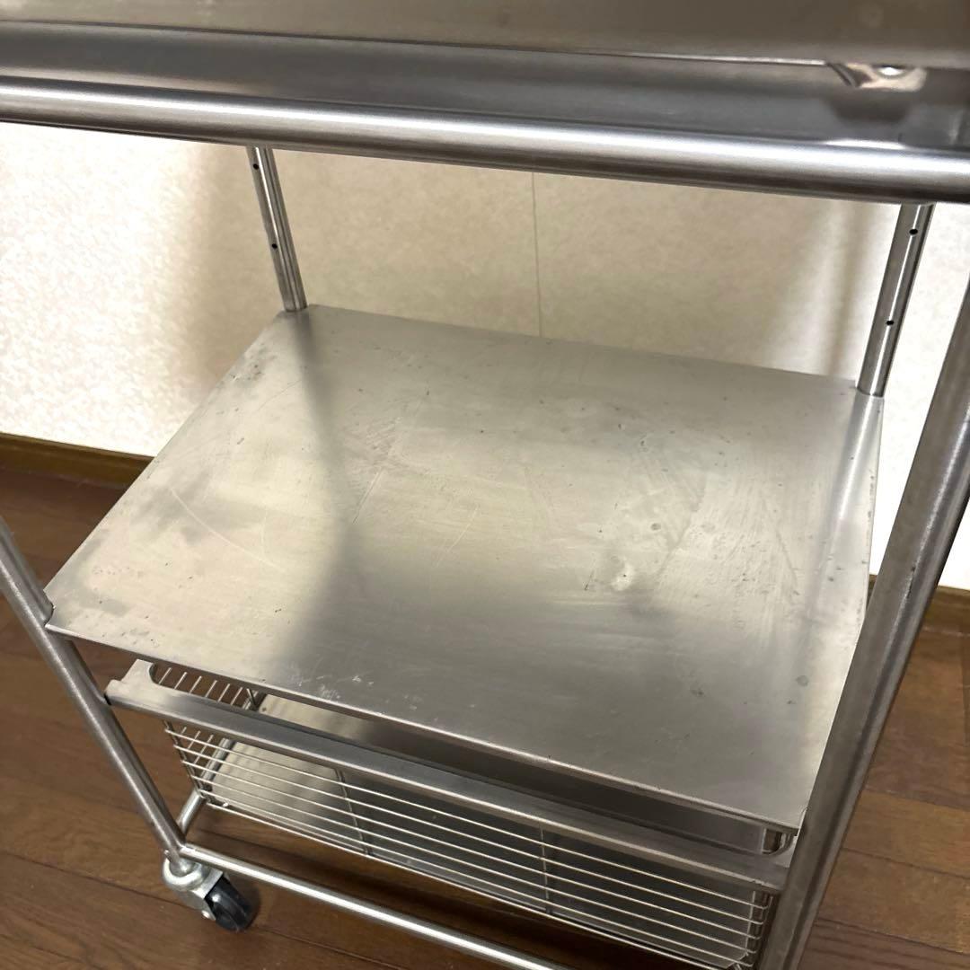 【希少品】IKEA イケア GRUNDTAL グルンダール ステンレスワゴン