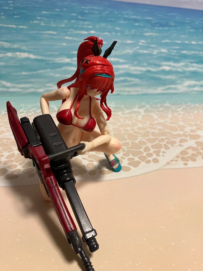 美少女プラモデル　ラピレッドフレーバー　ガレージキット製作、塗装済み