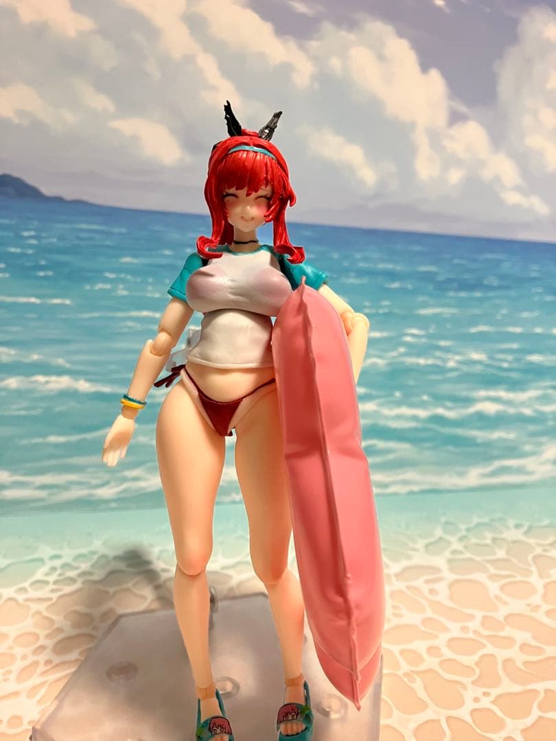 美少女プラモデル　ラピレッドフレーバー　ガレージキット製作、塗装済み