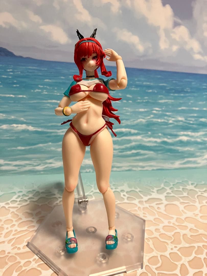 美少女プラモデル　ラピレッドフレーバー　ガレージキット製作、塗装済み