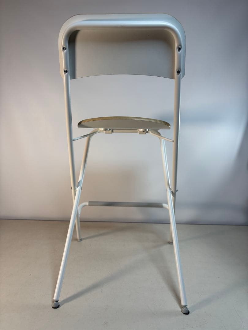 IKEA FRANKRIN パイプチェア 折りたたみカウンターチェア　2脚