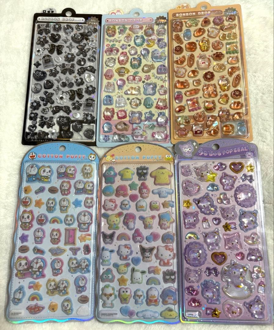 【47枚】ボンボンドロップシール 正規品 まとめ売り ディズニー　プチドロップ