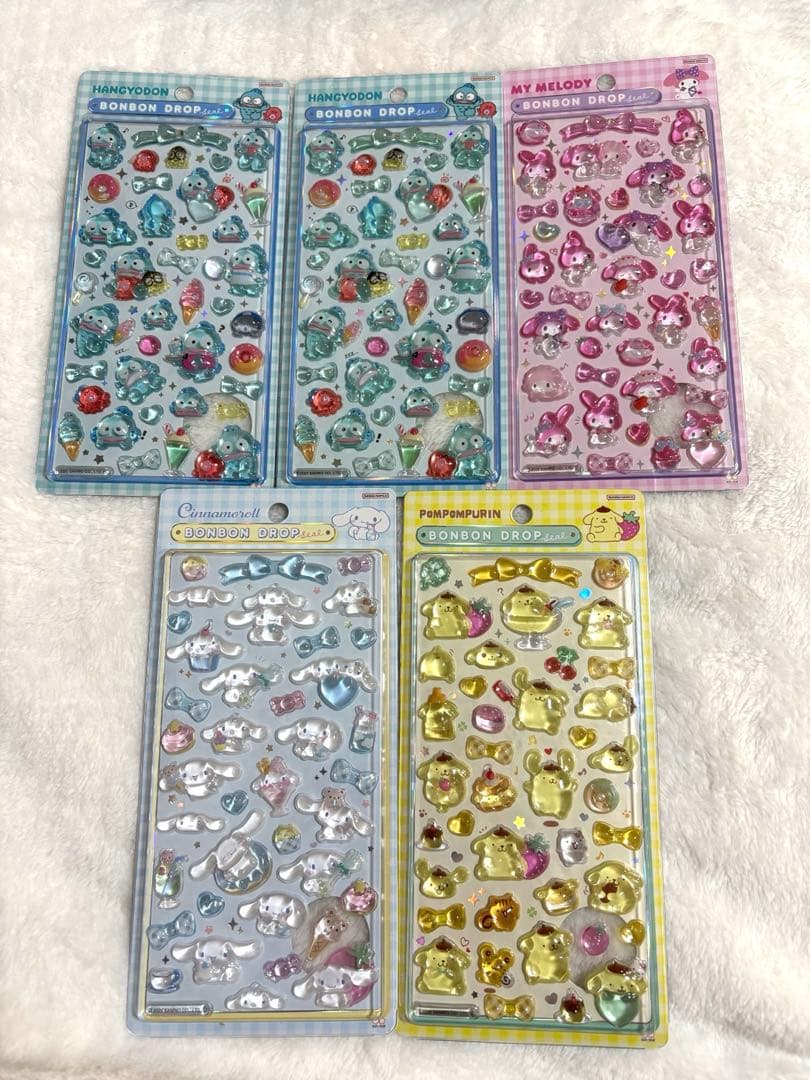 【47枚】ボンボンドロップシール 正規品 まとめ売り ディズニー　プチドロップ