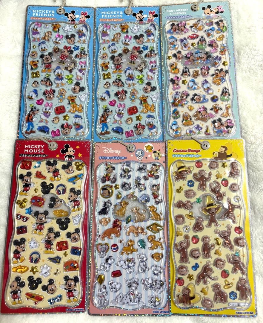 【47枚】ボンボンドロップシール 正規品 まとめ売り ディズニー　プチドロップ