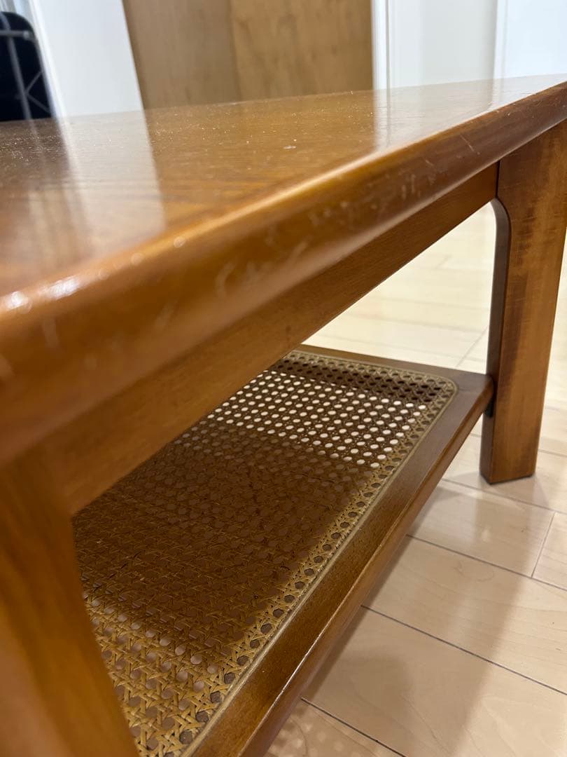 カリモク家具 karimoku リビングテーブル センター ローテーブル 籐