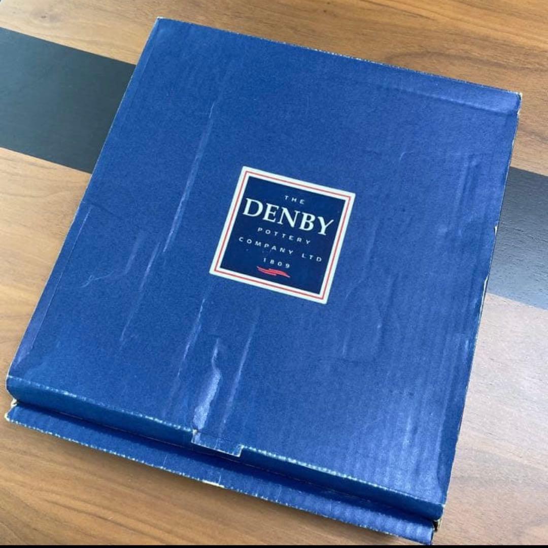 未使用　デンビー・ラングレー ハーレクイン ディナープレート 斑点模様　 2枚