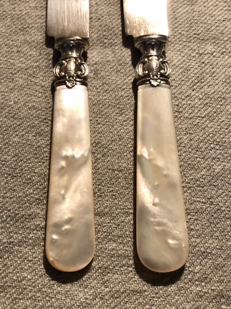 M5 Sterling Silver ヴィンテージ マザーオブパール ナイフ