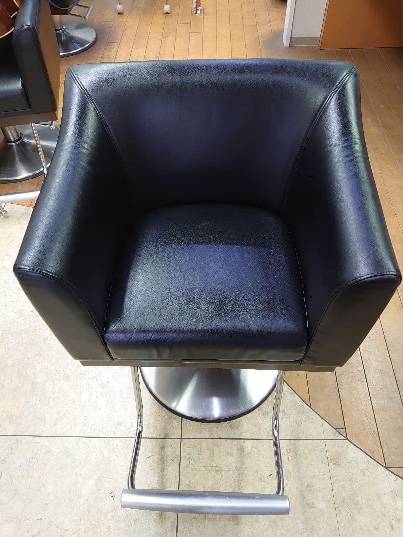 TAKARA/サロンセット椅子/黒。