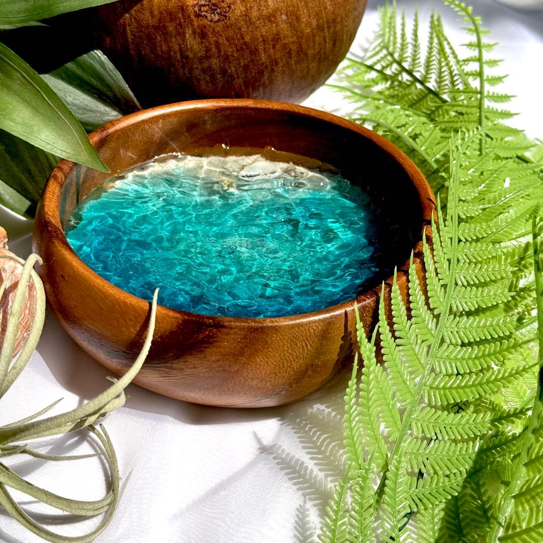 インテリア雑貨　海の置き物　オーシャンアート　アクセサリートレイ　美ら海　沖縄