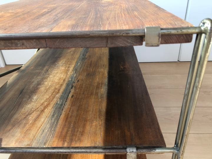 ＜a.depeche＞アデペシュ　アイアンシェルフ（1）オールドチーク