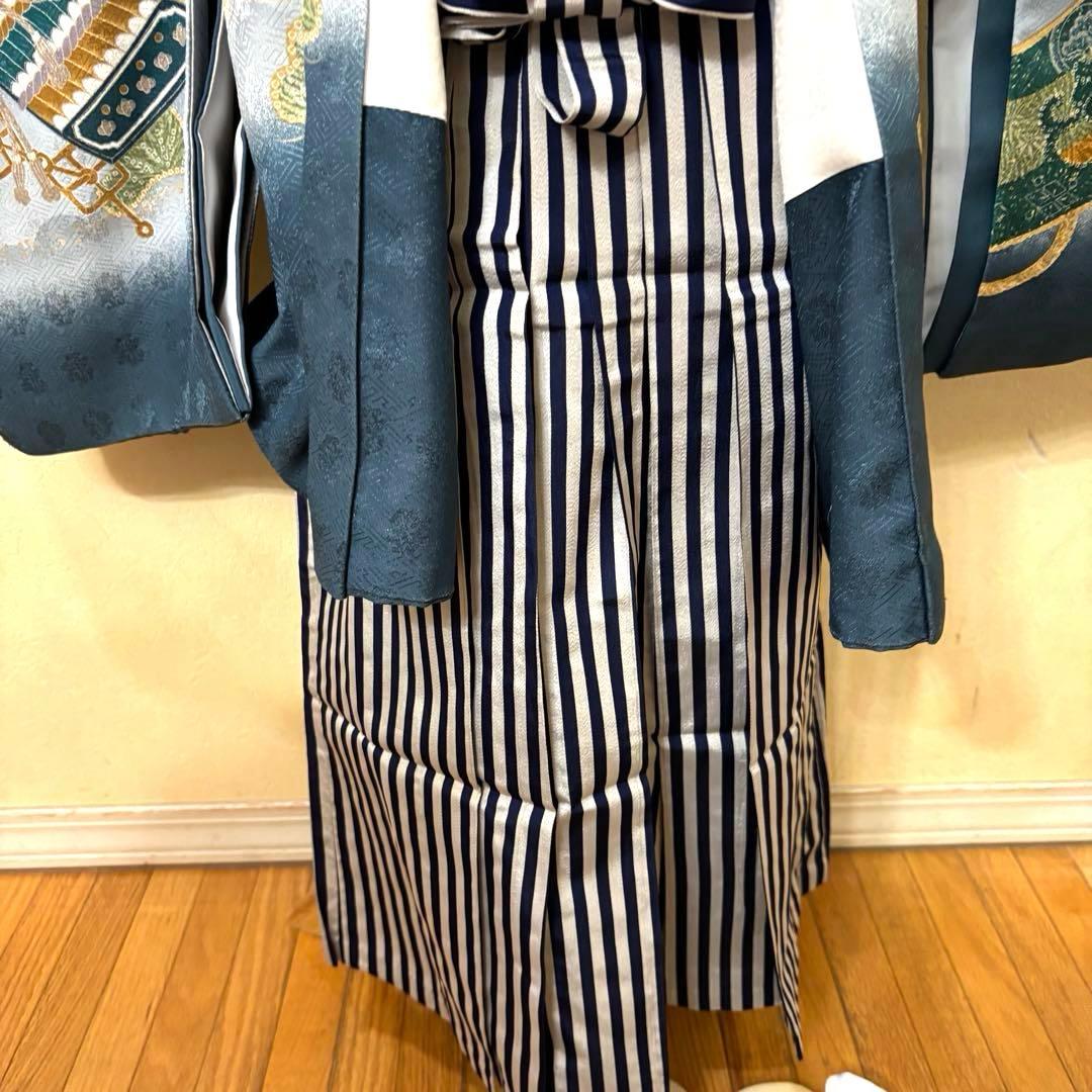 七五三五歳‼️着物 男の子 袴 完全️フルセット‼️お家から揃えるなし