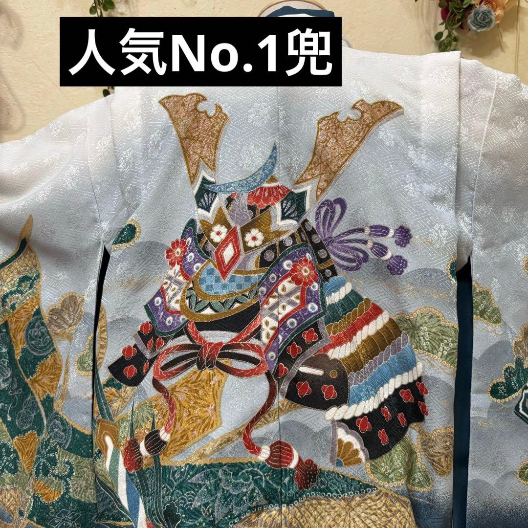 七五三五歳‼️着物 男の子 袴 完全️フルセット‼️お家から揃えるなし