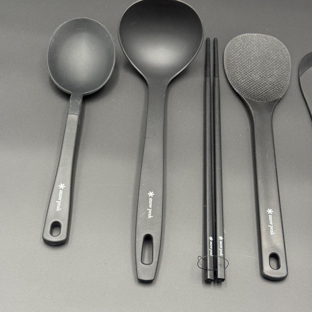 【未使用品】廃盤品　 peak シリコン キッチンツール6点セット