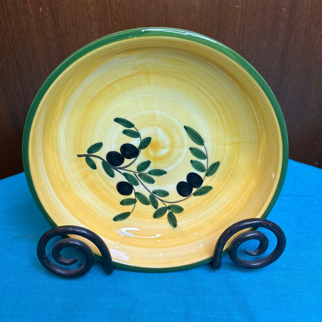 レア ZONAヴィンテージ スペイン製 モニーク陶器　オリーブの枝　11点セット