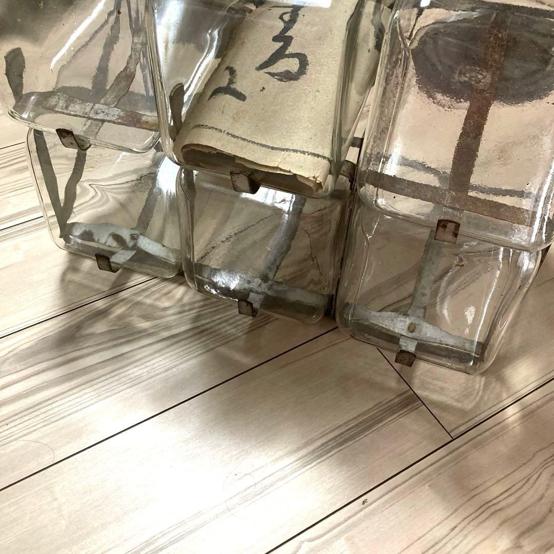 【稀品】アンティーク　駄菓子屋　たばこ瓶　昭和レトロ　ガラス瓶　キャニスター