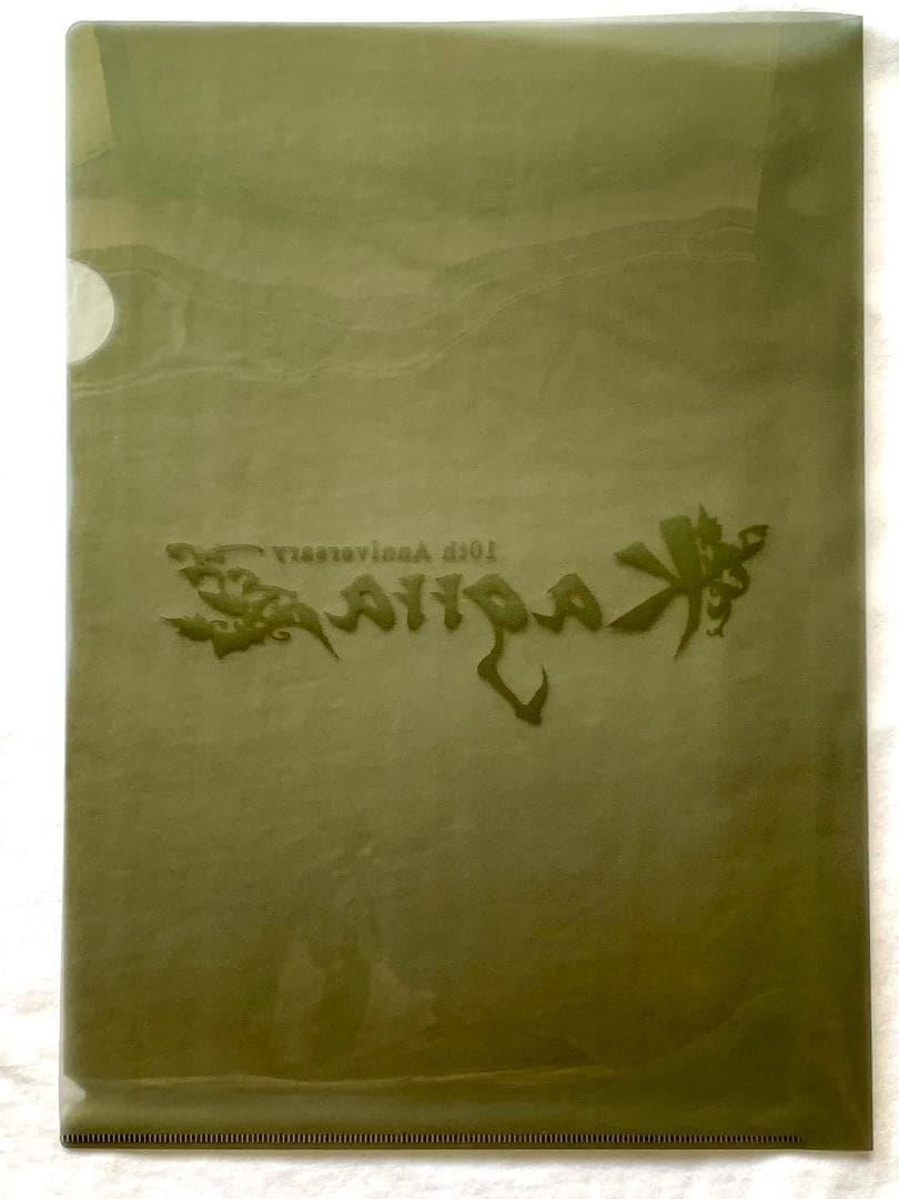 Kagrra, 10周年クリアファイル PSカンパニー冊子