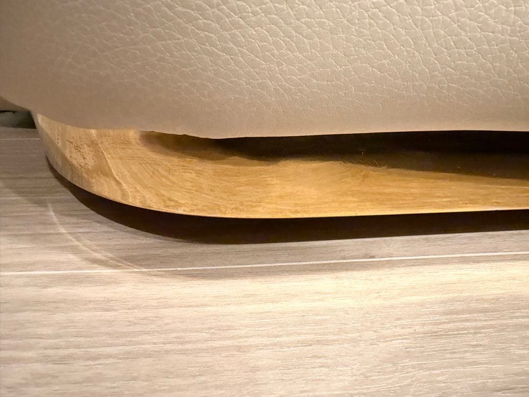 フランフラン　アンクレットソファ　ベージュ2人掛けソファ　Francfranc